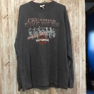 Harley Davidson 2xl long sleeve dark grey used